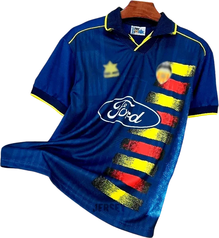 Valencia CF Retro-Trikot 1996/97 Auswärts – Vorderseite