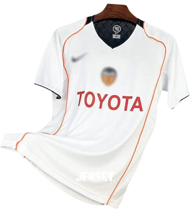 Valencia CF Retro-Trikot 2004/05 Heim – Vorderseite