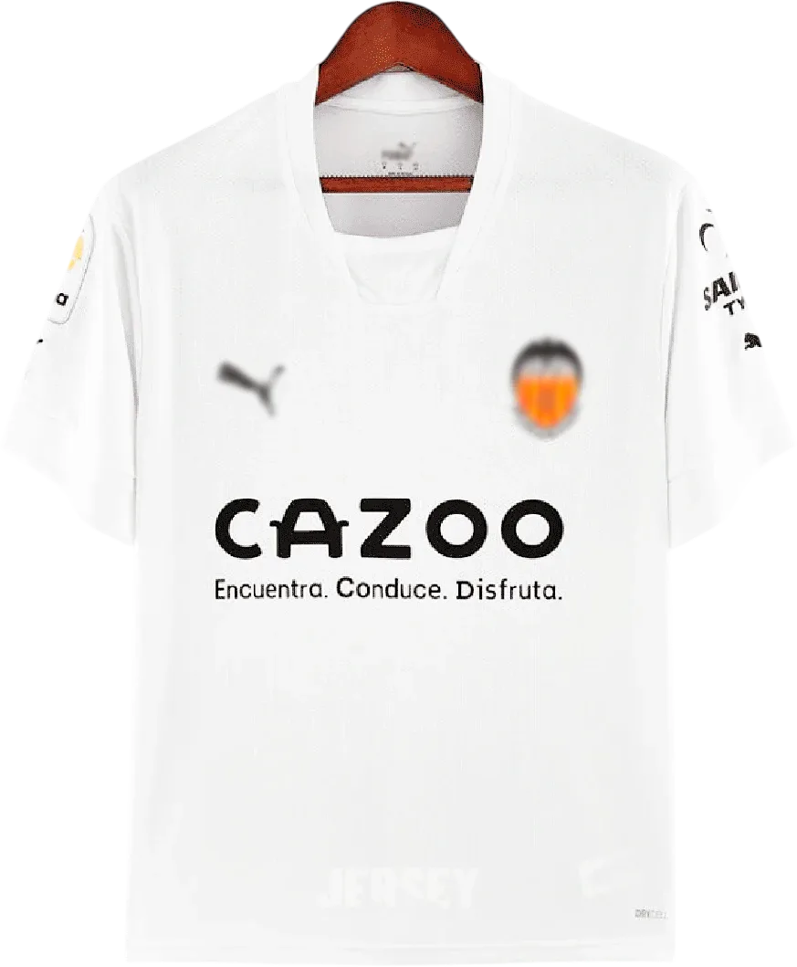 Valencia CF Retro-Trikot 2022/23 Heim – Vorderseite