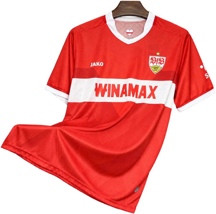 VfB Stuttgart Retro-Trikot 2024/25 Auswärts – Vorderseite