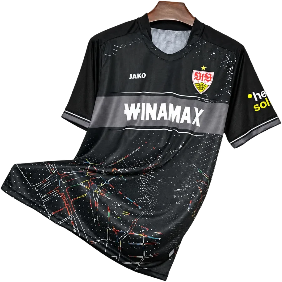VfB Stuttgart Retro-Trikot 2024/25 Ausweich – Vorderseite