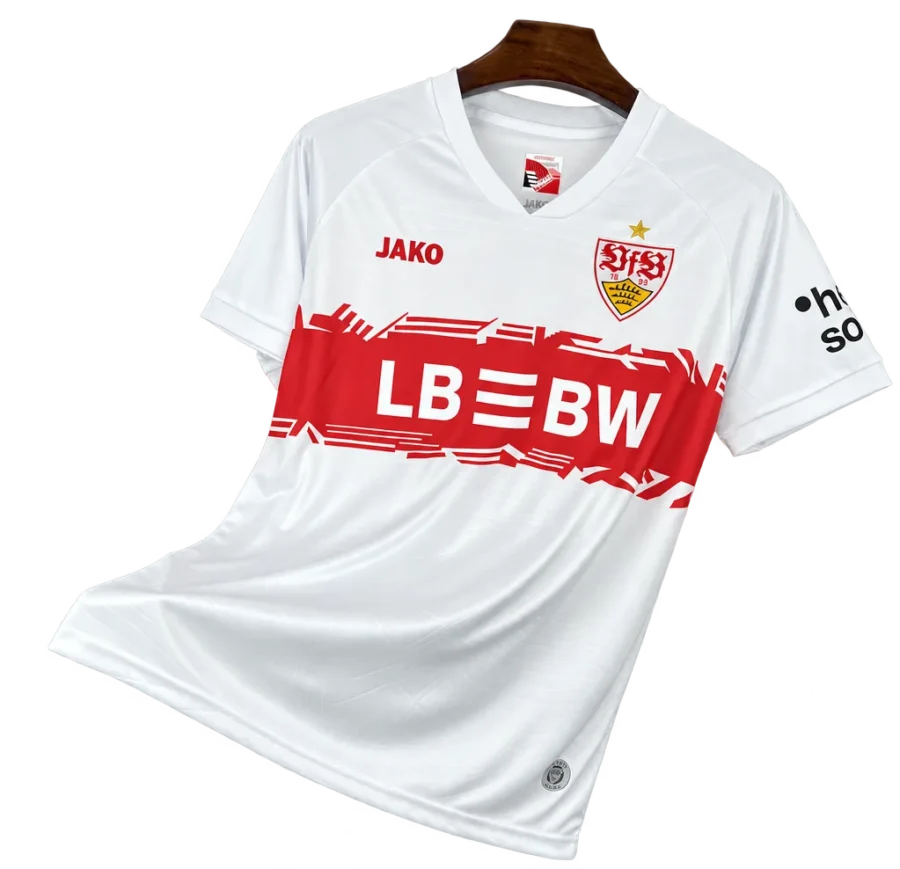 VfB Stuttgart Retro-Trikot 2025/26 Heim – Vorderseite