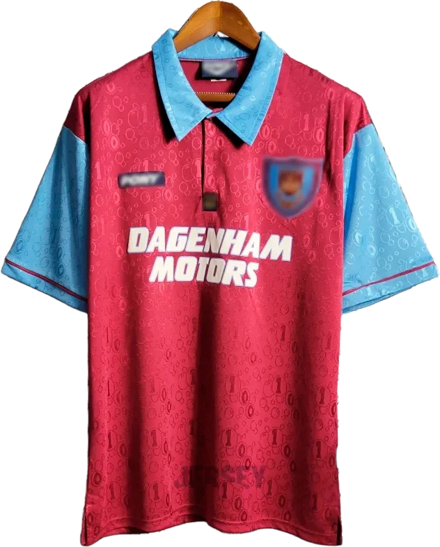 West Ham United Retro-Trikot 1996/97 Heim – Vorderseite