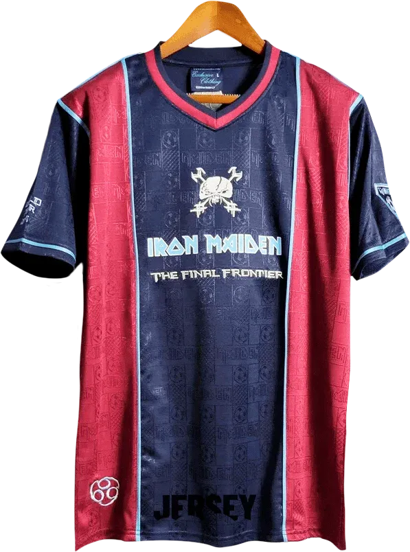 West Ham United Retro-Trikot 2011/12 Heim Iron Maiden – Vorderseite