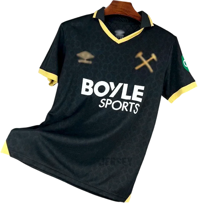 West Ham United Retro-Trikot 2025/26 Ausweich – Vorderseite