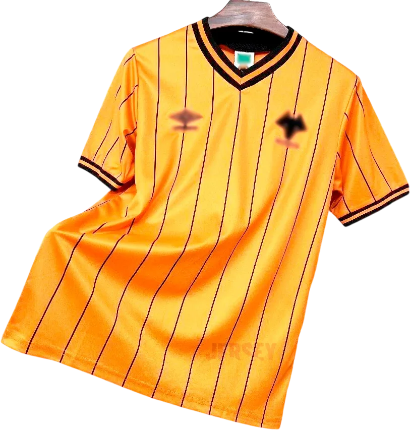Wolverhampton Wanderers Retro-Trikot 1985/86 Heim – Vorderseite