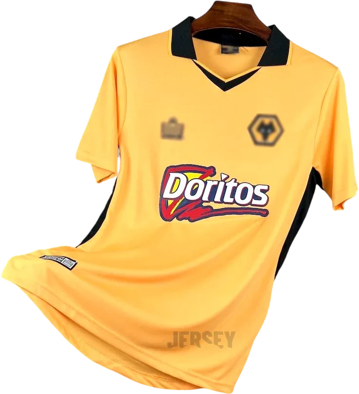 Wolverhampton Wanderers Retro-Trikot 2003/04 Heim – Vorderseite