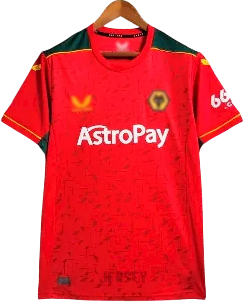 Wolverhampton Wanderers Retro-Trikot 2023/24 Auswärts – Vorderseite